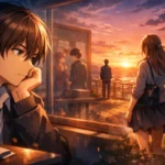 Editorial anime illustration showing multiple characters from different perspectives, emphasizing emotional depth and storytelling in anime perspective.