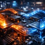 Shader compilation in games visualized inside a modern GPU pipeline with real-time data streams