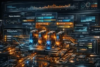 Game Engine Thread Scheduling CPU task system inside modern game engine