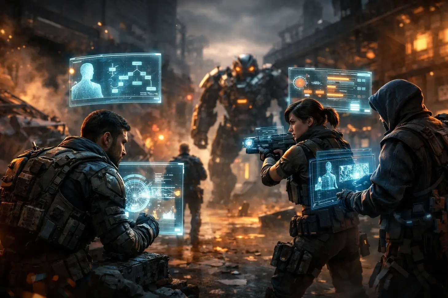 Adaptive Game AI Systems in futuristic gaming environment