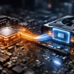 Draw Call Overhead visualization showing CPU and GPU communication in modern gaming hardware