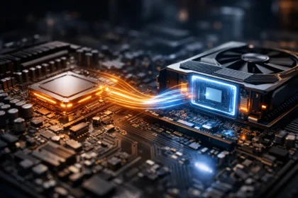 Draw Call Overhead visualization showing CPU and GPU communication in modern gaming hardware
